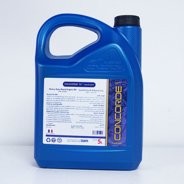 concorde essence diesel engine oil SAE 15W40 5L - Image 2