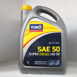 YUKO AUTOMOTIVE SAE 50 SUPER DIESEL HD 50 5L