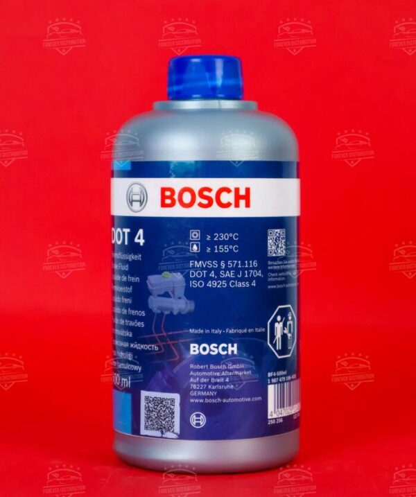 Liquide de frein BOSCH DOT 4 – Performance et sécurité optimales
